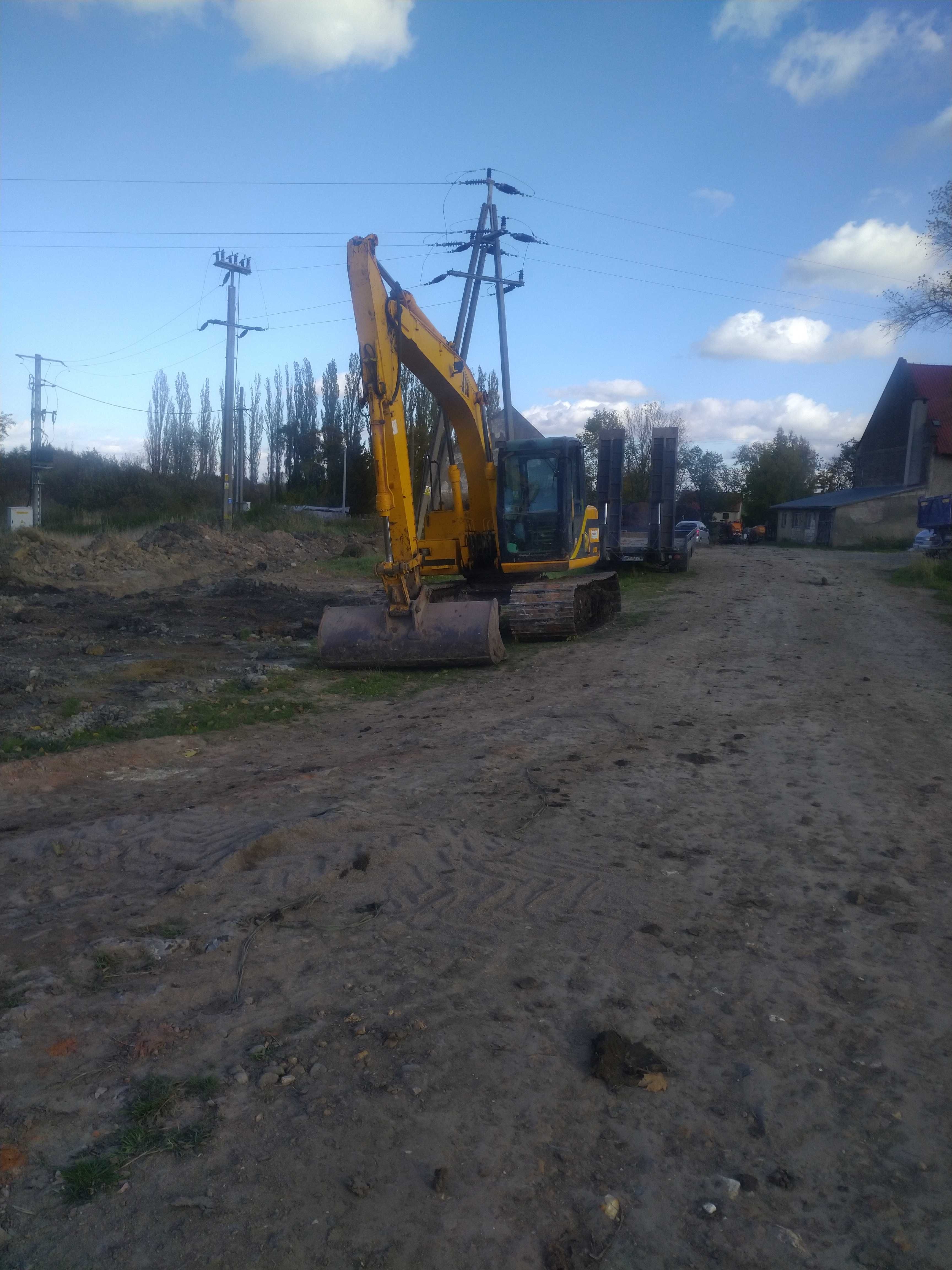 Wyburzenia rozbiórki koparka,minikoparka prace ziemne wykopy