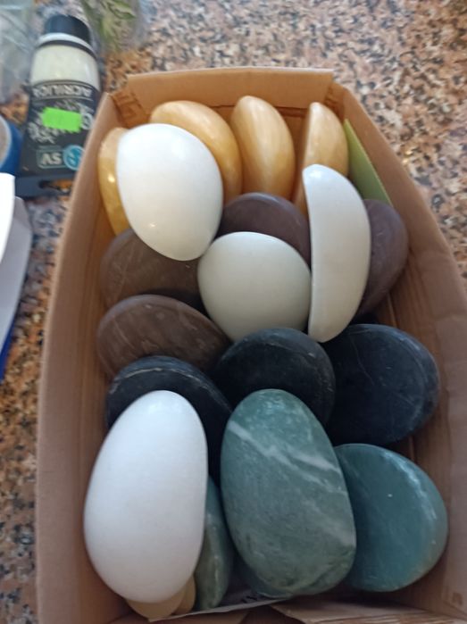 Pedras de massagem geotérmica