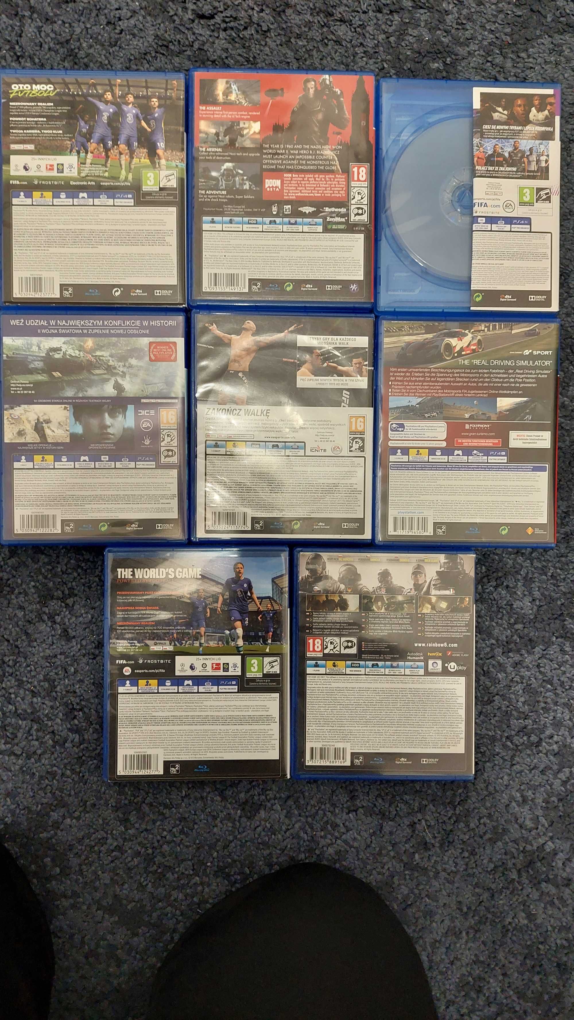 Gry na ps4 8 sztuk