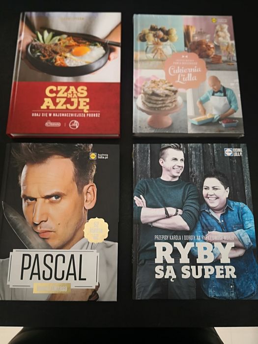 Książki kulinarne Biedronki i Lidla Pascal i Okrasa