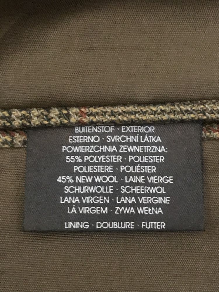 Męska marynarka Canda C&A  45% wełna rozm 48 brązowa