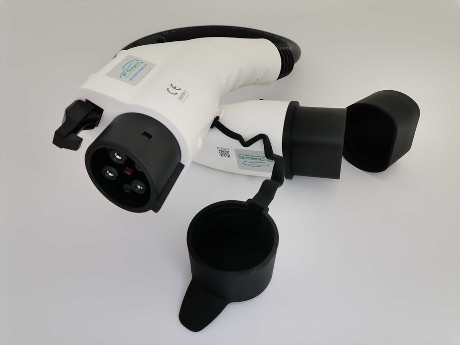 ADAPTADOR TYPE 2 - TYPE 1 32A 1 PHASE PARA CARROS ELÉCTRICOS/HÍBRIDOS