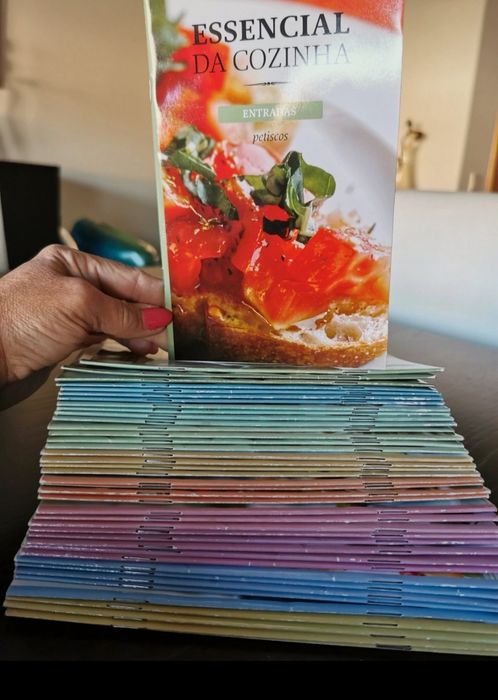 Coleção de 41  livros de culinária