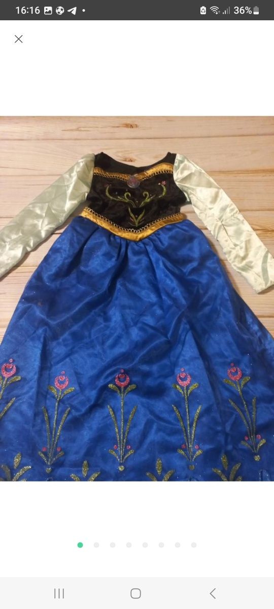 Карнавальний костюм сукня принцеса Анна