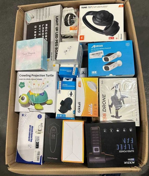 ОПТ Електроніка з Амазону Amazon BoX коробки з технікою Категорія А95%