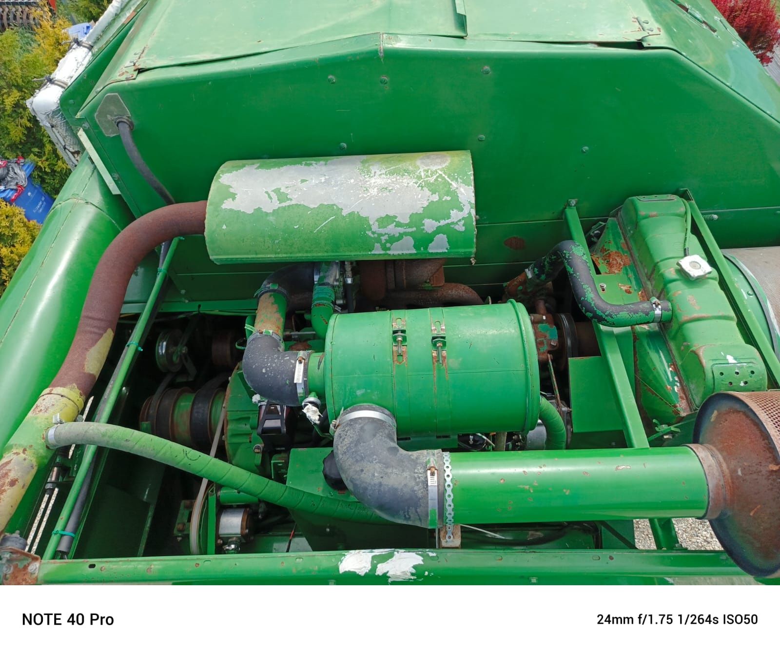 John deere 1158 hedern4.2m gruby ślimak 6 cylindrów 1166 Import 1065