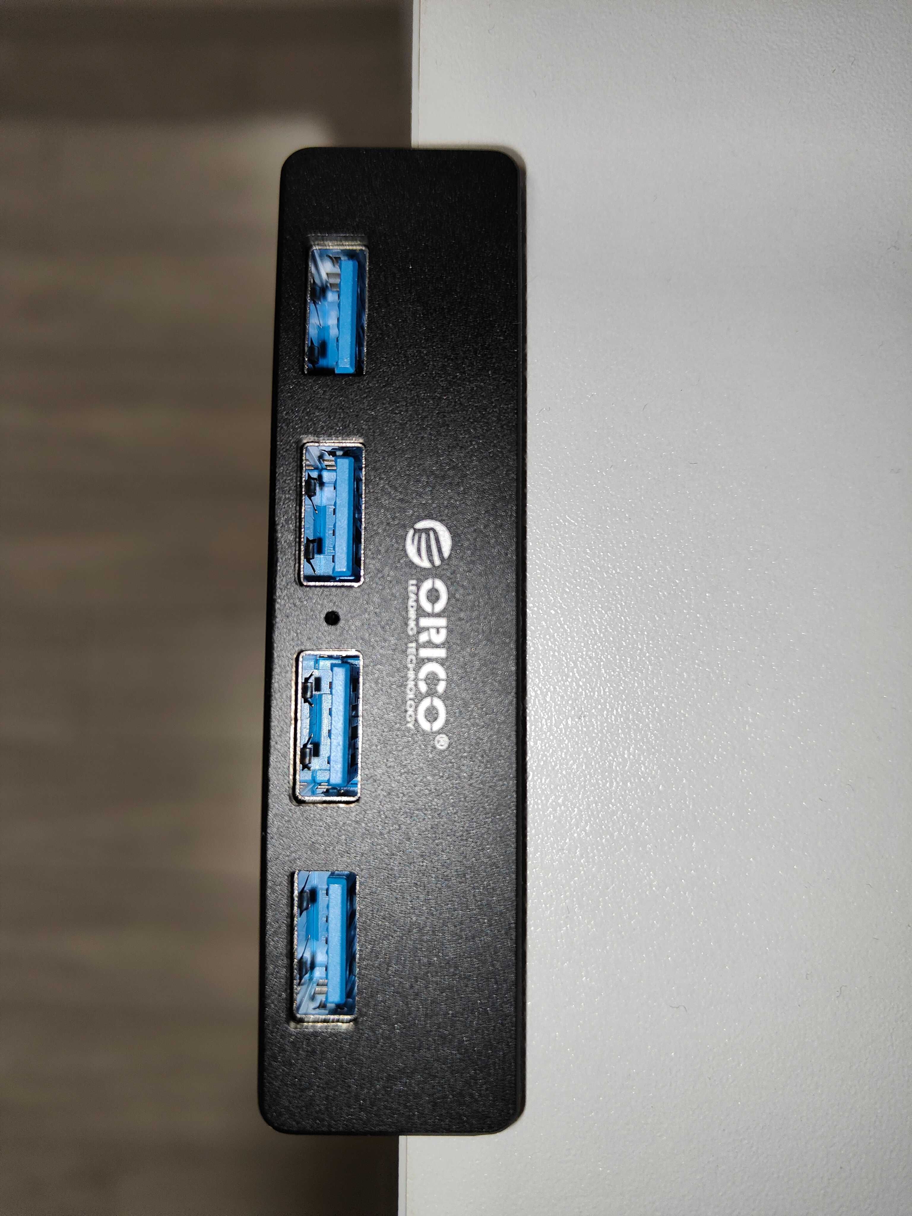 USB HUB ORICO (MH4PU-P-BK-BP) USB 3.0 (юсб хаб)