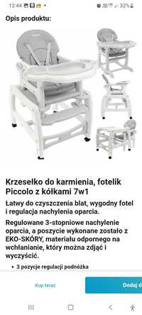 Krzeselko do karmienia 3 w 1