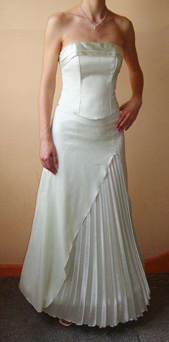 Suknia balowa jasna zieleń roz. 38/M wesele ślub studniówka gorset