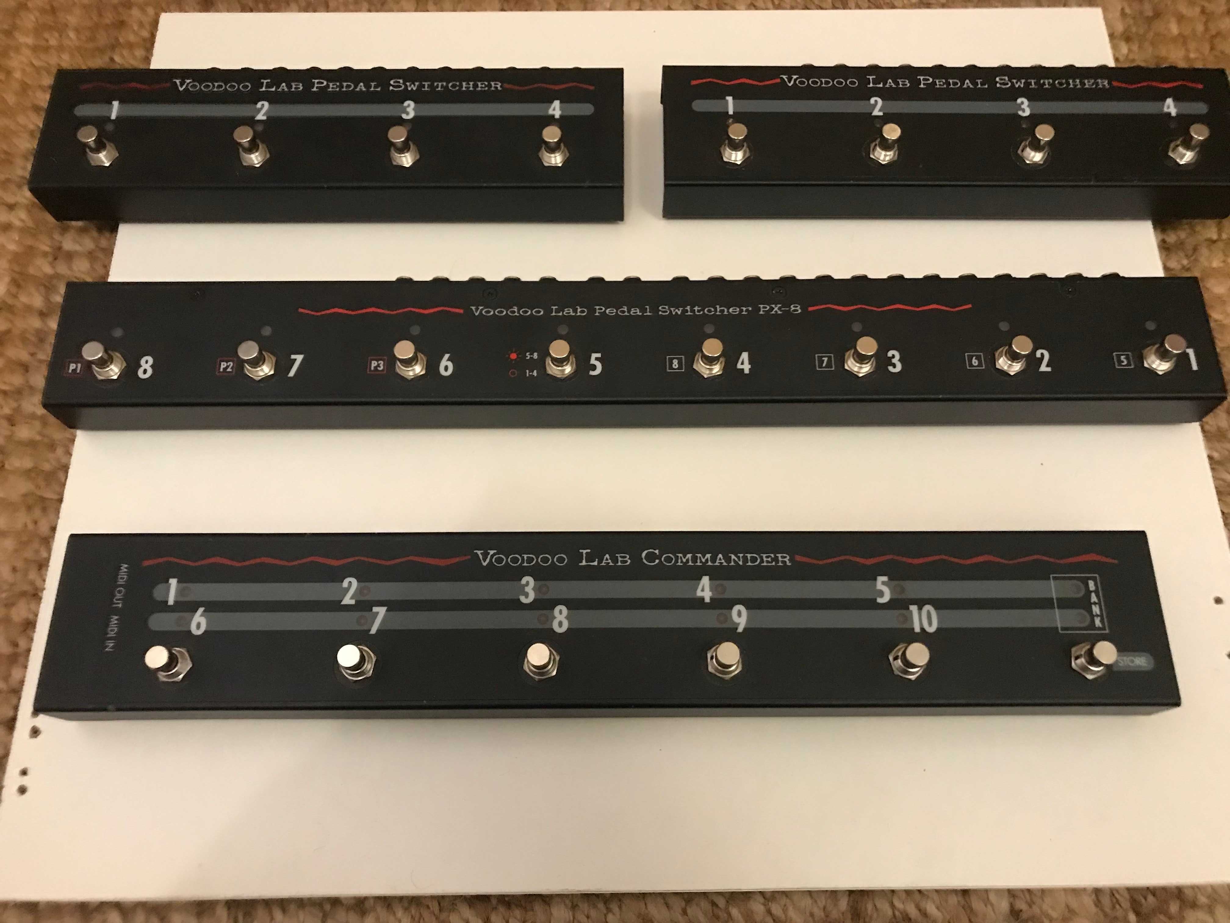 Voodoo Lab Pedal Switcher and Commander Set