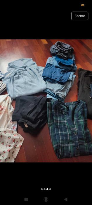 Roupa de grávida usada