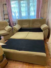 Продам раскладной спальный Диван + 2 кресла