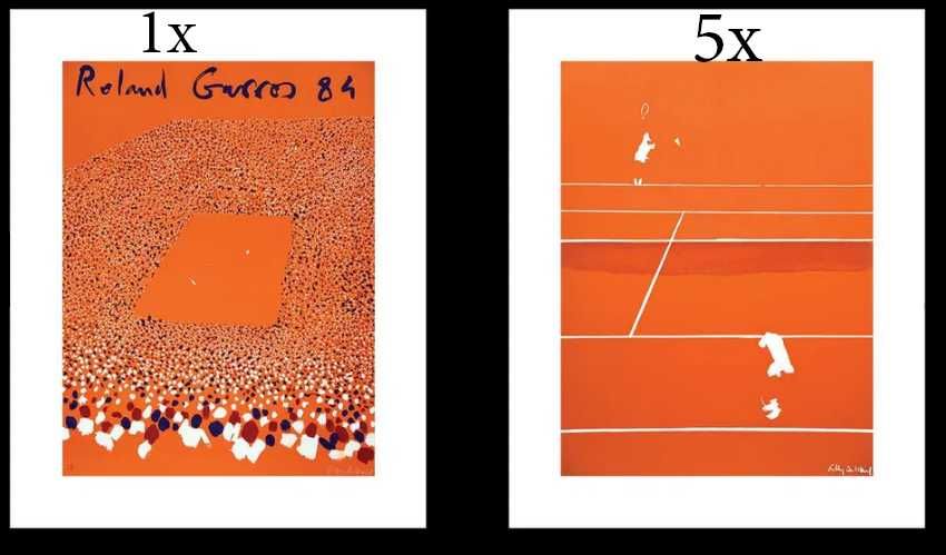 Plakaty tenisowe zamówienie 6 sztuk