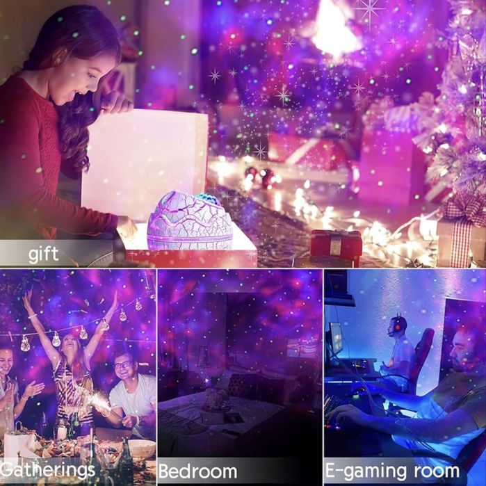 Projektor gwiazd, jajo dinozaura z głośnikiem