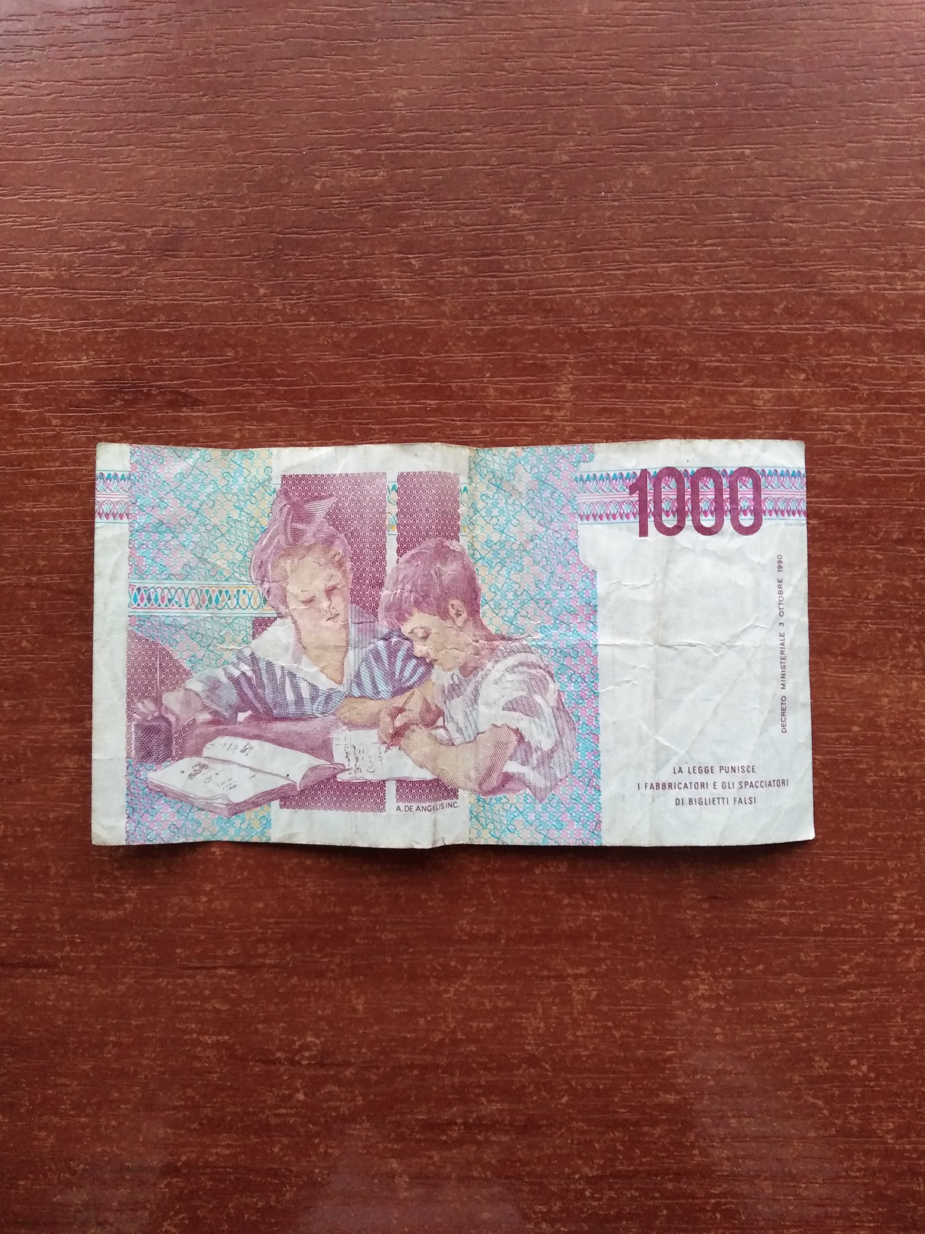 Banknot 1000 Lire Mille