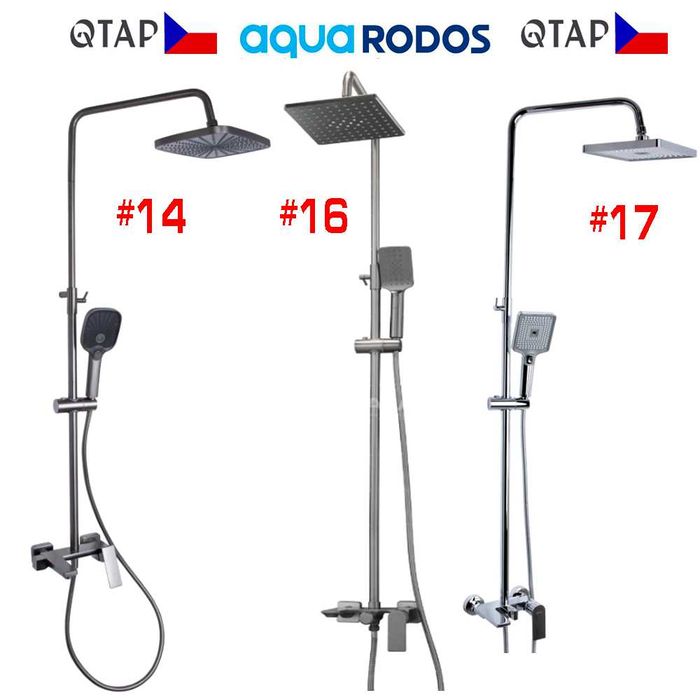 Розпродаж душових систем для ванни Imprese Qtap, Lidz, Devit Hansgrohe