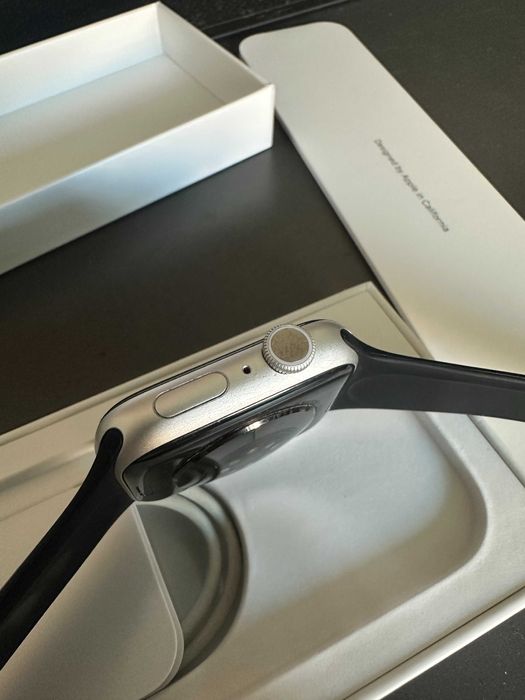 Apple watch series 6 44mm silver srebrny stan idealny