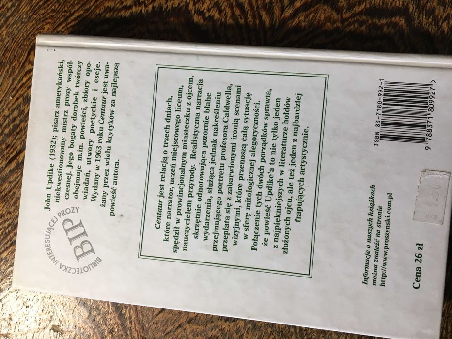Książka "Centaur" John Updike