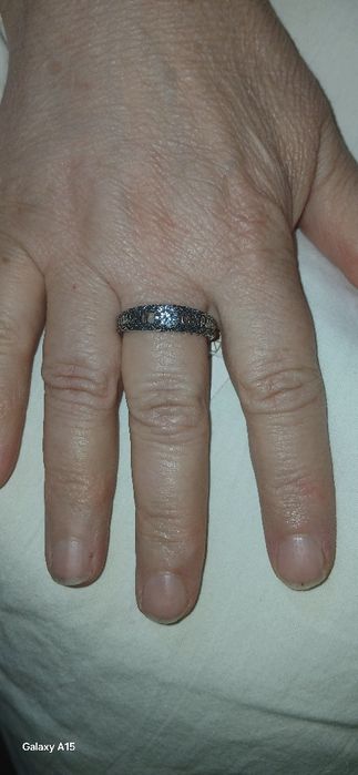 Перстинь срібний новий