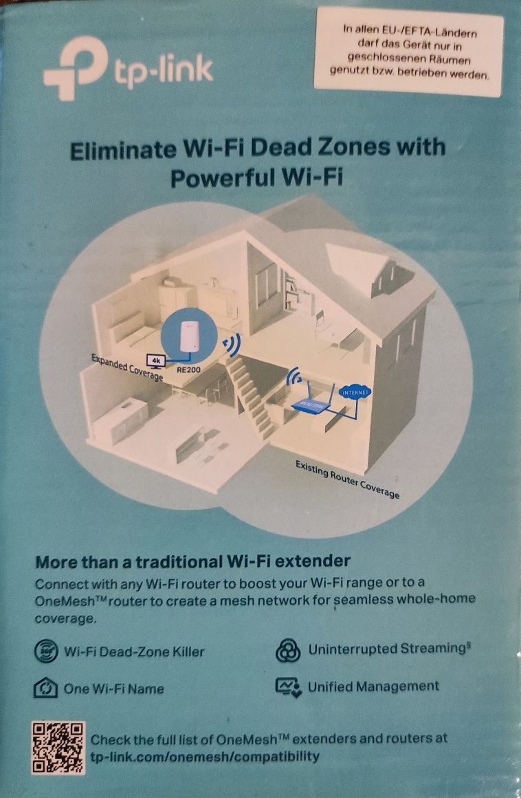 Extensor wifi TP-Link RE200 AC750