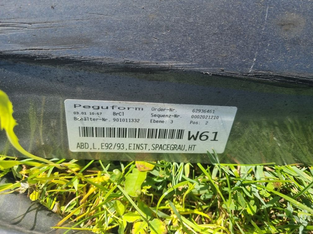 Listwa progowa Nakladka Bmw E93 Cabrio Spacegrau A52/7