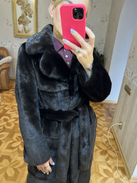 Брендове норкове пальто Marco Varni 42-46 шуба норка Blackglama