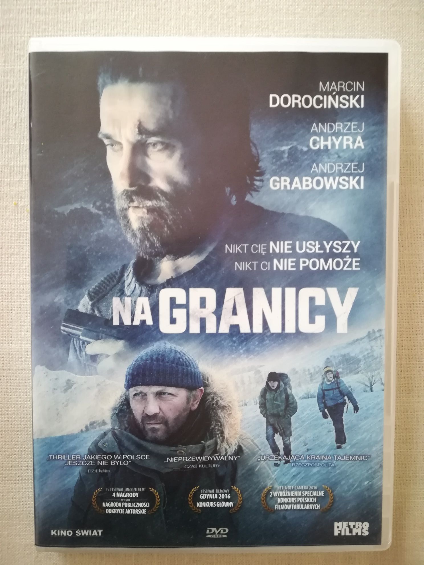 Płyta DVD z filmem Na granicy.