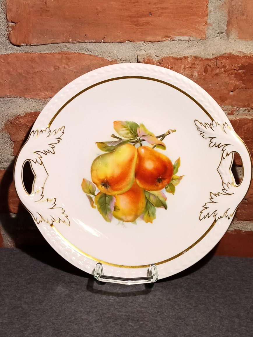 Carl Tielsch CT ALTWASSER Patera Porcelana Śląska Piękna