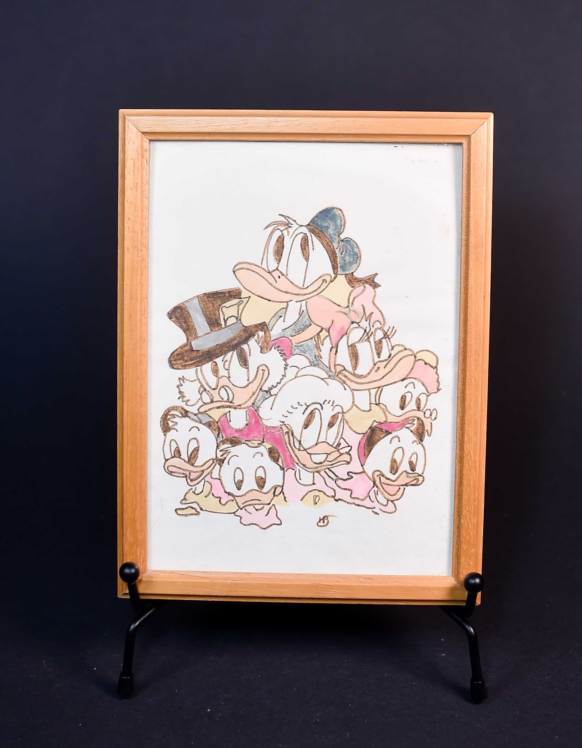 Obrazek Ręcznie Malowany Disney w ramce 14x20