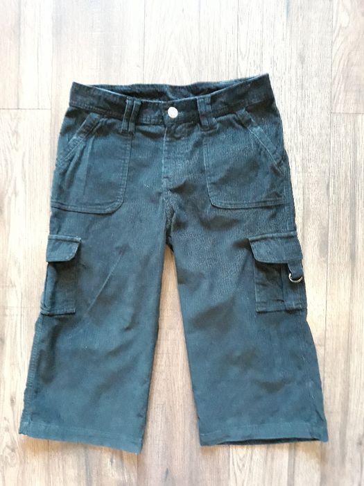 Spodenki sztruksowe 3/4 dla chłopca rozm. 152 cm