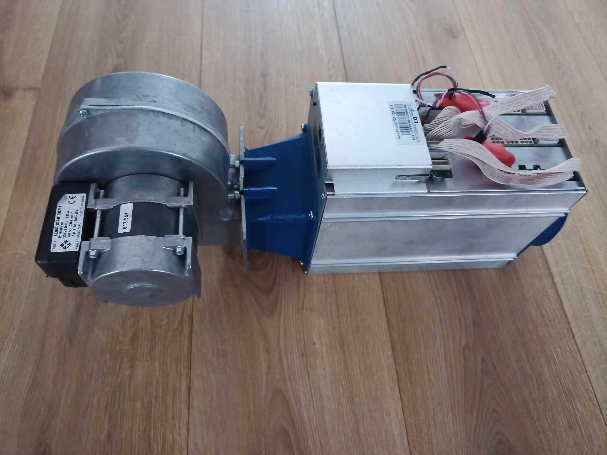 Antminer D3 + ciche chłodzenie