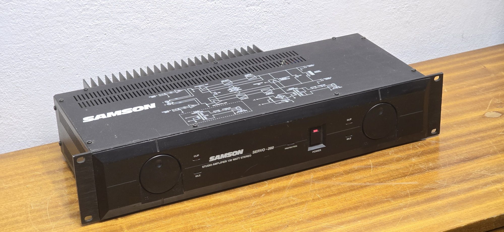 Samson Servo 260 Studyjna końcówka mocy 2x90W 8ohm 2x130W 4ohm