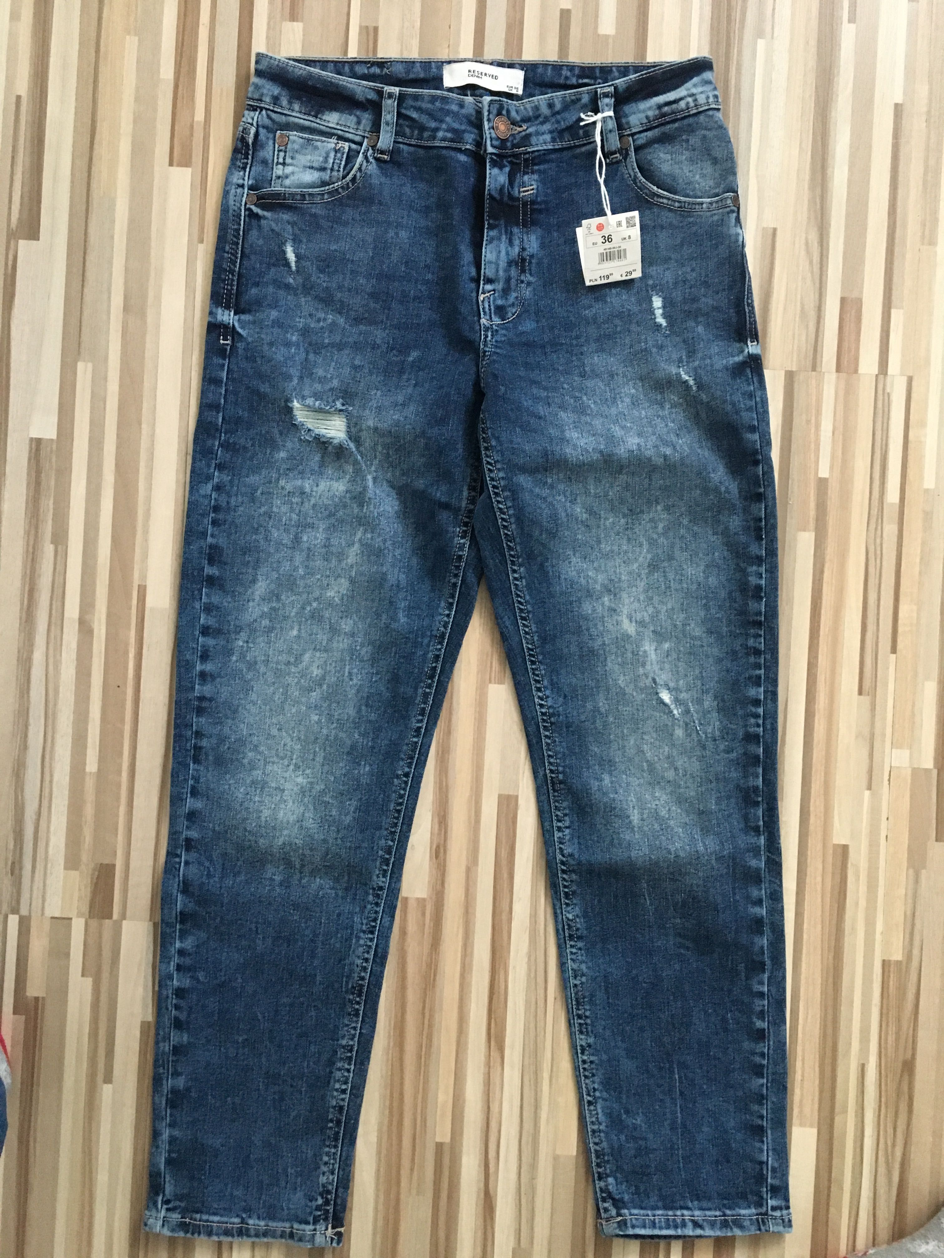 Nowe jeansy Reserved r.36/38