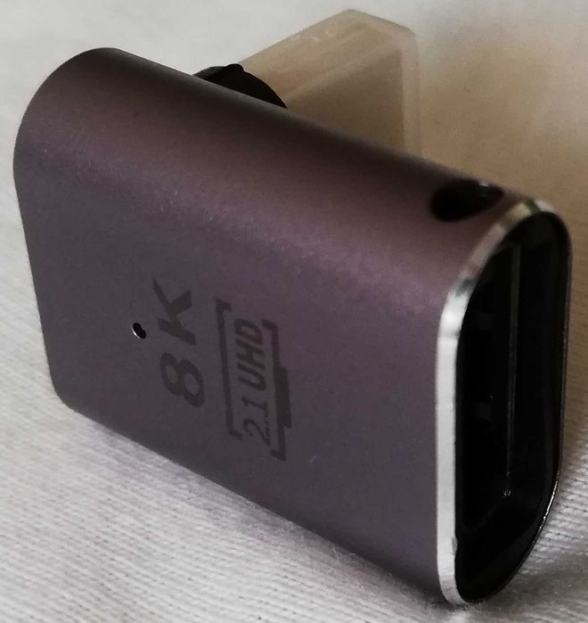 złączka przejściówka złącza hdmi adapter kątowy 90 stopni