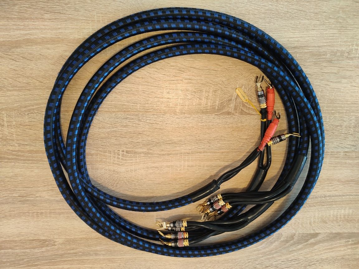 Gruby hi end kabel głośnikowy Goldkabel Highline Bi-Wire 2x3m