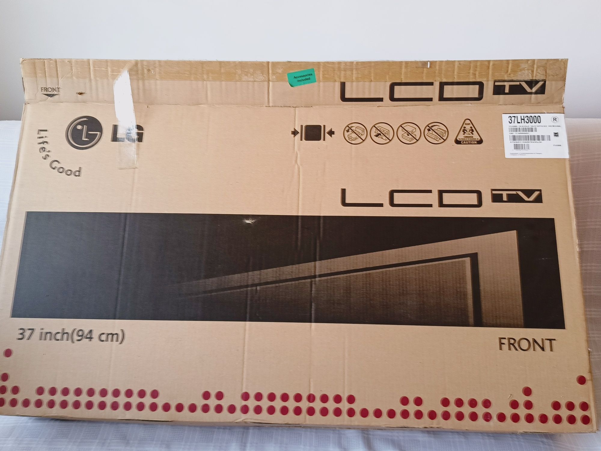 Telewizor LG 37 cali, z pilotem