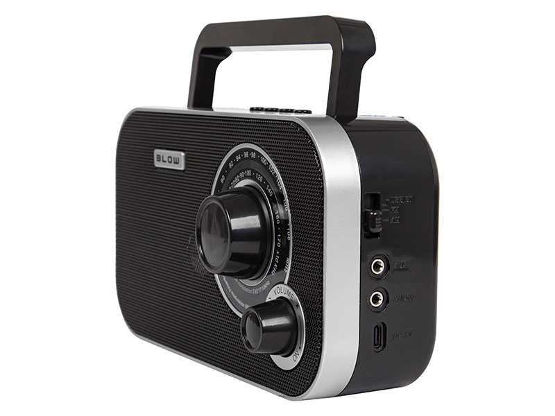 Radio sieciowo-bateryjne Blow RA12 AM, FM, Bluetooth, USB, microSD