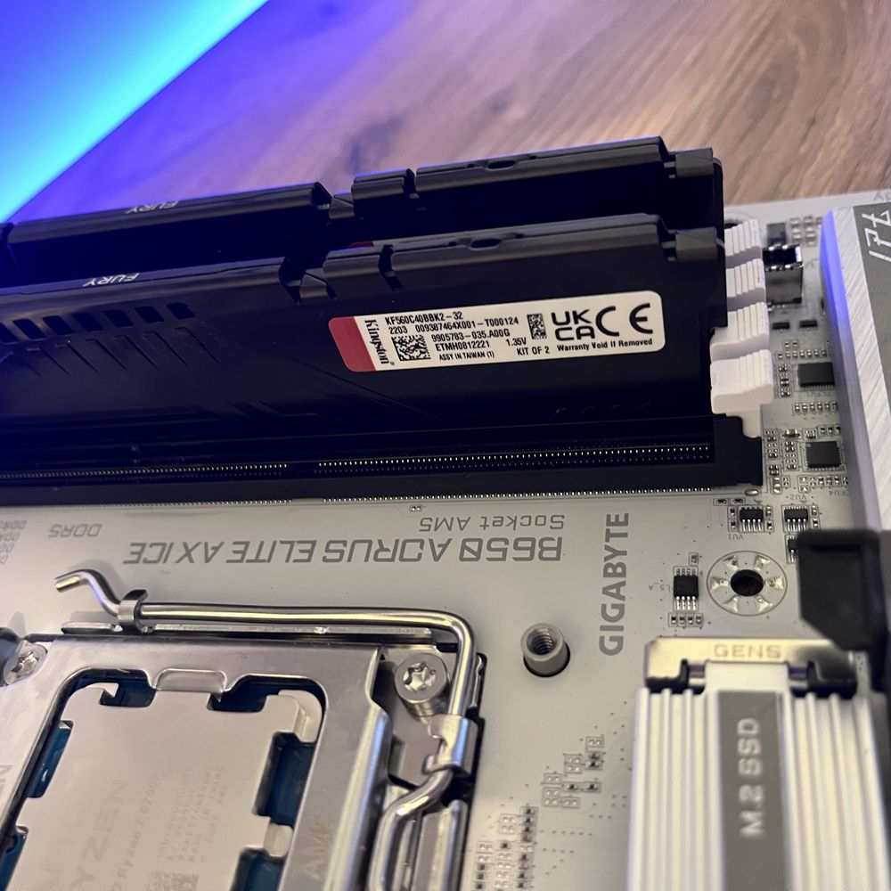 Комплект ryzen 7 8700f B650  ddr5 32gb
