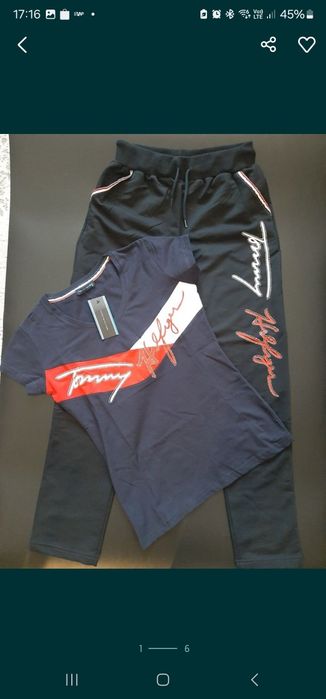 Dres sportowy koszulka + spodnie M