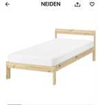 Łóżko młodzierzowe ikea