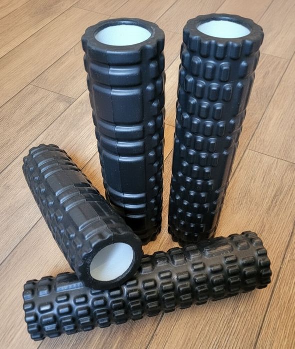 Массажный ролик 30х8,5 см для йоги для мышц  Масажний валик для спини