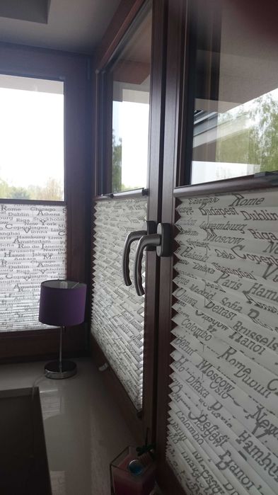 Żaluzje PLISOWANE , Plisy okienne , żaluzje Plisse NA WYMIAR - Żaluzje