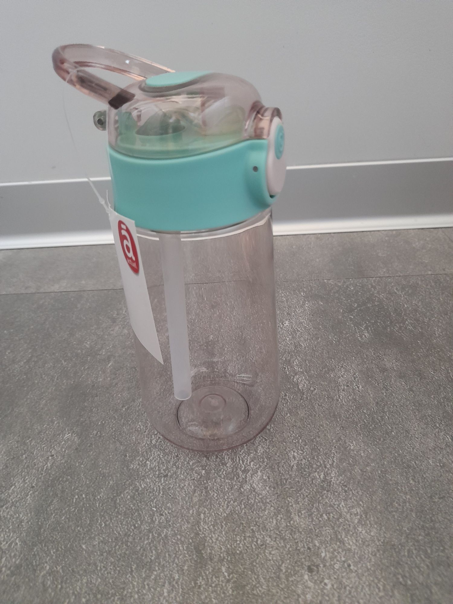 Nowa butelka na wodę ze słomka dla dzieci 0.5 l