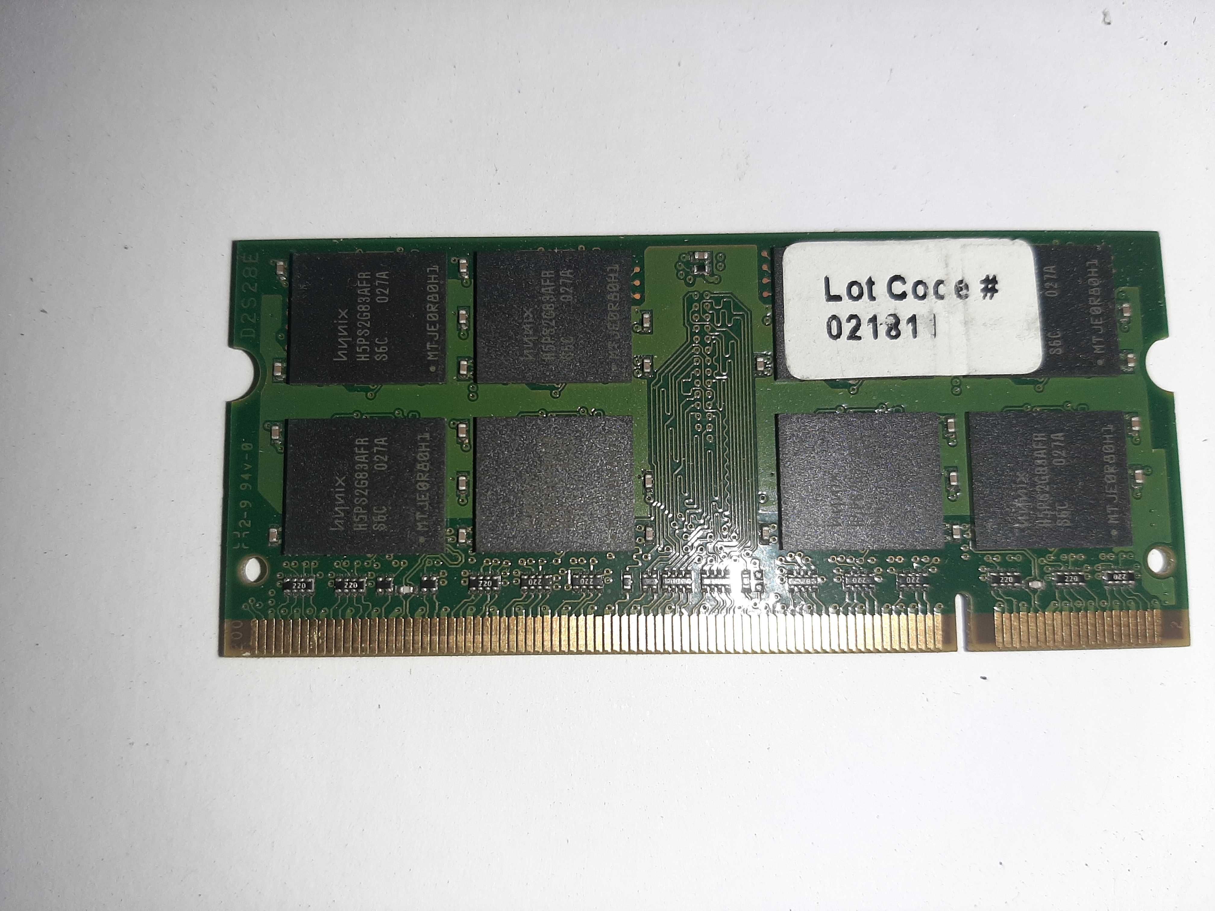PAMIĘĆ RAM  ddr2 pc2 4gb w jednej kości 4GB 2RX8 PC2-5300S