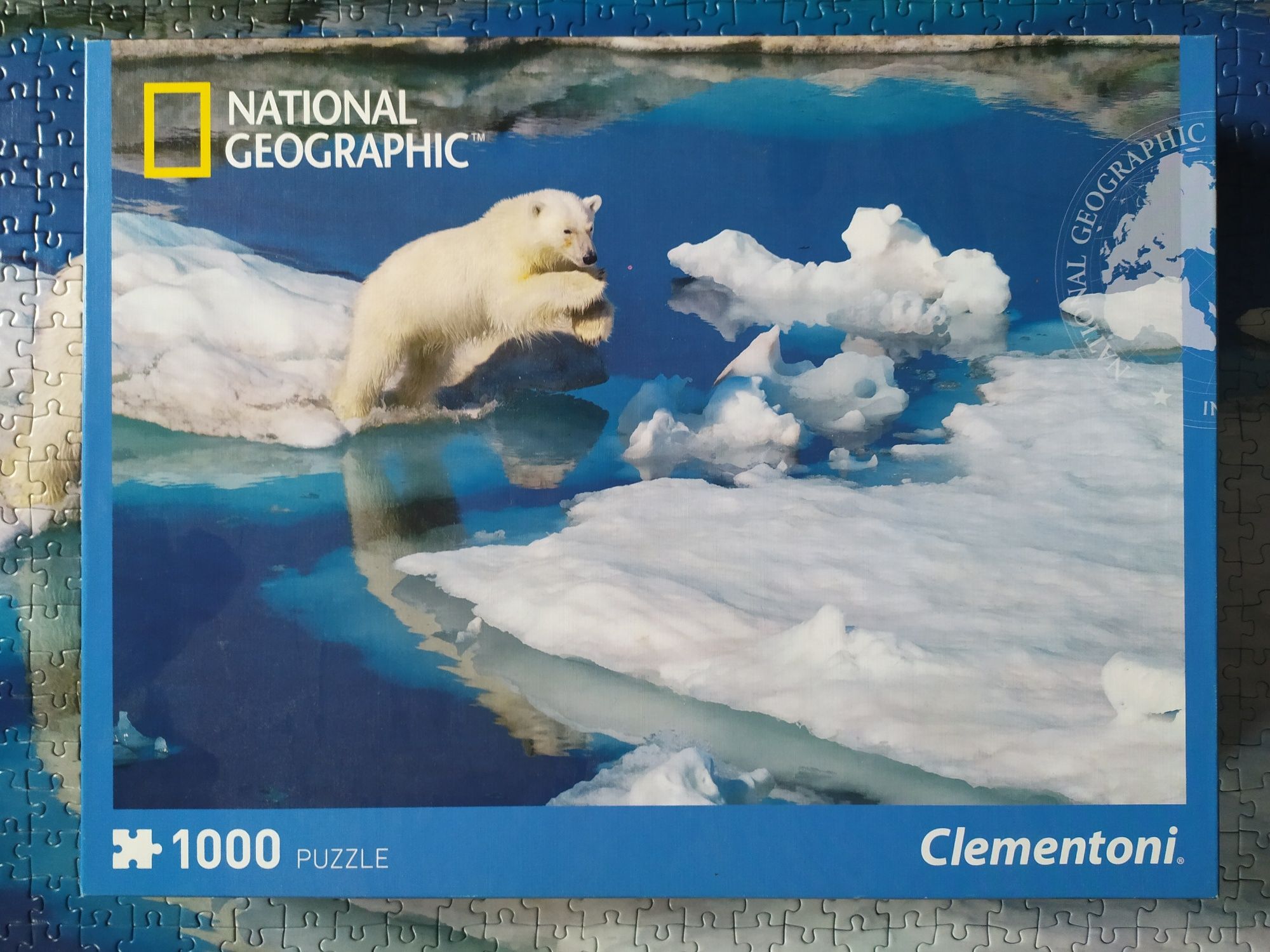Puzzle Clementoni 1000 miś polarny