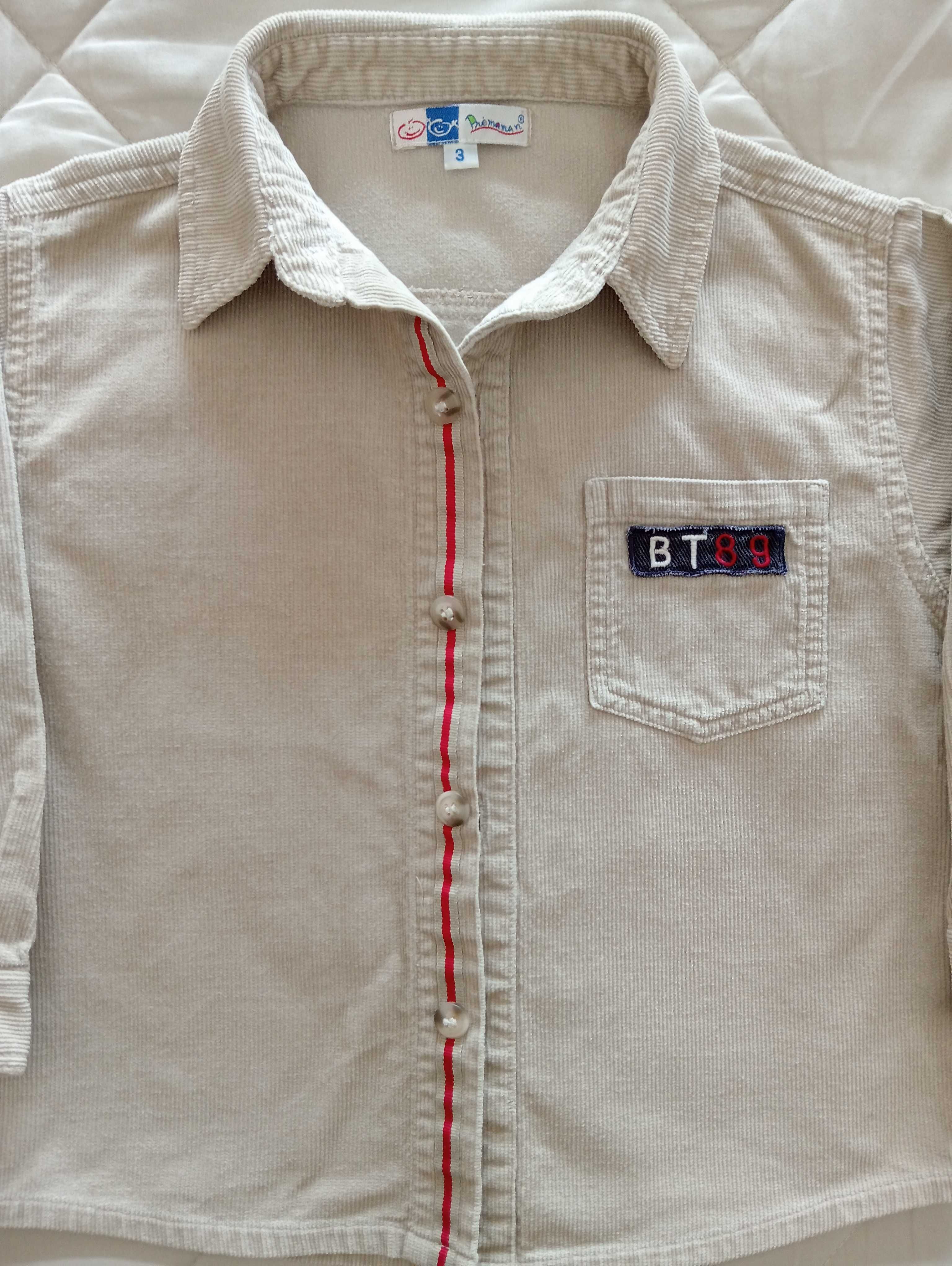 Camisa de menino de marca PRÉMAMAN