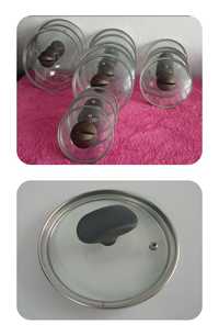 Tampas de vidro temperado com respiradouro - tachos/panelas/caçarolas