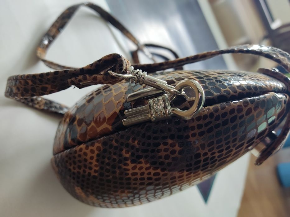 Torebka 15x18 cm panterka motyw zwierzęcy