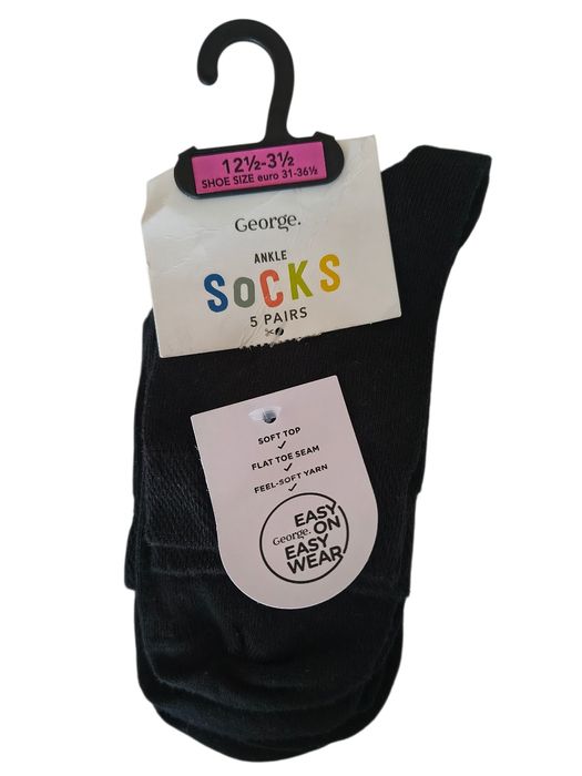Skarpety 5-pak George rozmiar 31-36,5