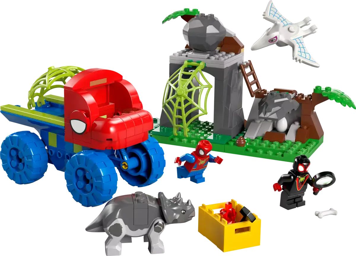 LEGO Marvel Misja ratunkowa zespołu Spidey’ego w dinoterenówce 11199